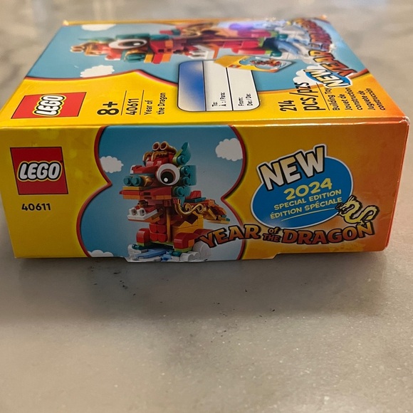 LEGO Year of the Dragon Set - Red, Blue, Orange - Picture 3 of 3